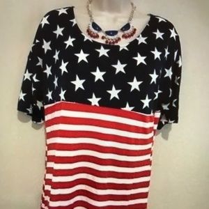USA patriot Tunic Size med NWOT
